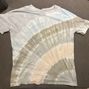 Abercrombie & Fitch Womens Tie-Dye Boyfriend Tee T-Shirt Small S